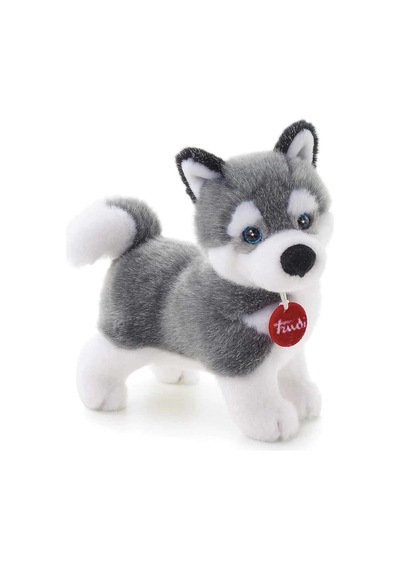 Peluş Husky Marcus 20 Cm Gri
