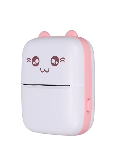Sevimli Mini Taşınabilir Yazıcı Printer Renkli