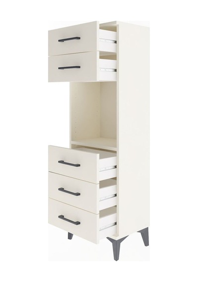 Arges Dolap Tek Raflı 5 Çekmeceli 44x30x134 Aytaşı-aytaşı Aytası