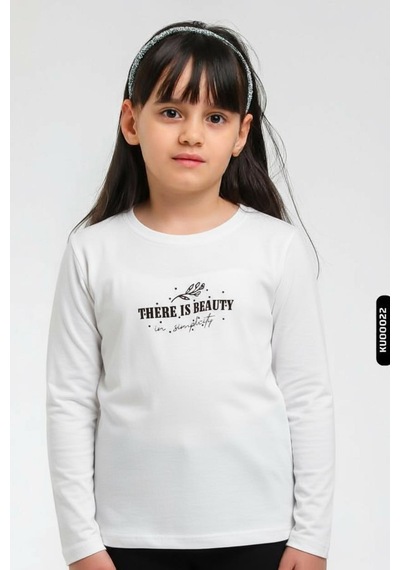 Xo Kids Kız Çocuk Sweatshirt 8-14 Yaş 39329 Ekru - Kahverengi