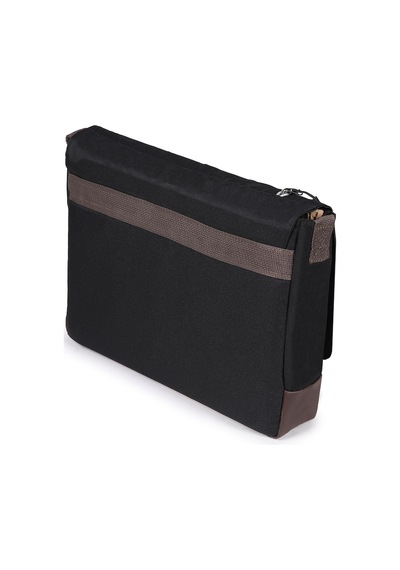 Strong Bag Strong 15.6 Inch Laptop Bölmeli Omuz Askılı Postacı Çantası Kft04 Siyah