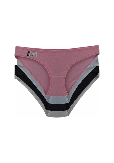 Tutku Kadın Kombin Sofia Bikini Külot 12'li Çok Renkli