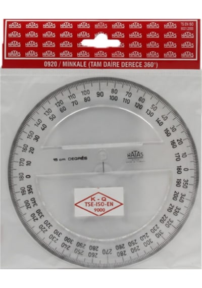 Hatas Minkale Plastik 360 Derece 15 Cm 0920 Beyaz