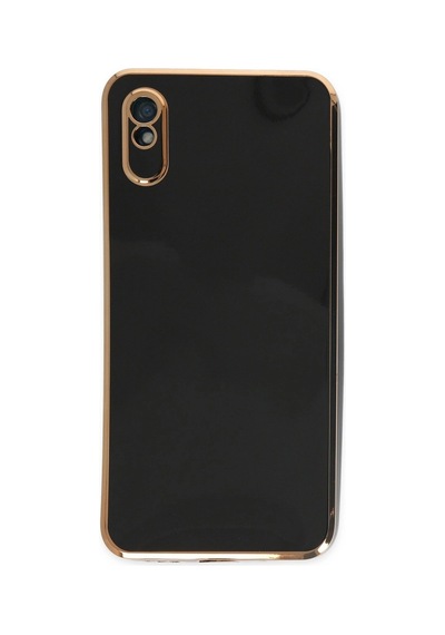 Xiaomi Redmi 9a Kılıf Volet Silikon - Siyah -