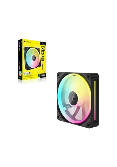 Corsaır İcue Lınk Lx120 Rgb 120mm Pwm Siyah Tekli Kasa Fanı -