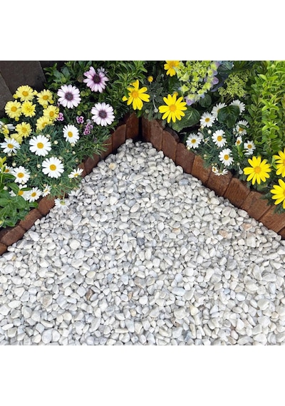 DOLOMİT TAŞI BEYAZ 2-4 cm 20 KG DOĞAL DEKORASYON TAŞI