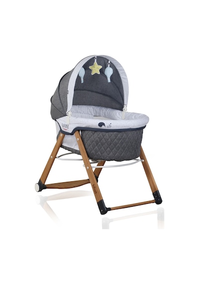 Kiwi Safe & Comfort Sleeper All in One Sallanır Katlanır Ahşap Beşik