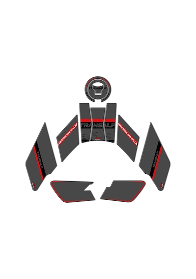 GP Kompozit Honda XL750L Transalp 2023-2024 Uyumlu Tank Pad Gri