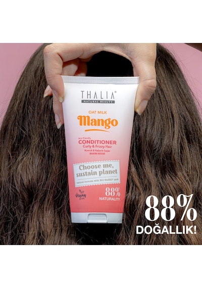 Thalia Yulaf Sütü & Mango Özlü Kıvırcık & Kabarık Saçlara Özel Bakım Kremi 250 ML