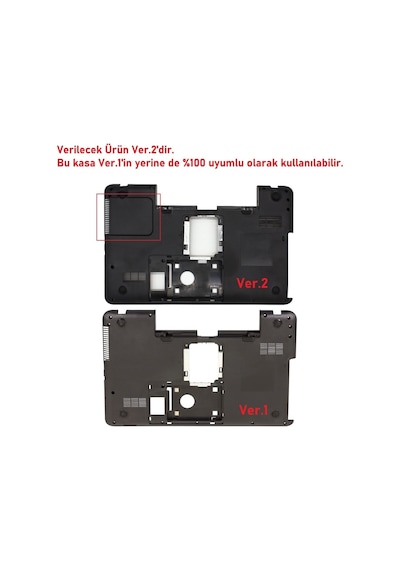 Toshiba Satellite C855-1hm Alt Kasa Siyah V2-v1