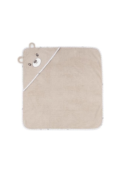 Gezenbebe Hero Kahraman Başlıklı Bebek & Çocuk Kurulama Havlusu Teddy 75x80 Cm 0 - 1 Yaş