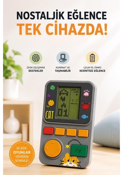 Torima GC017 Oyun Kolu Atari Joystick Tetris Gameboy