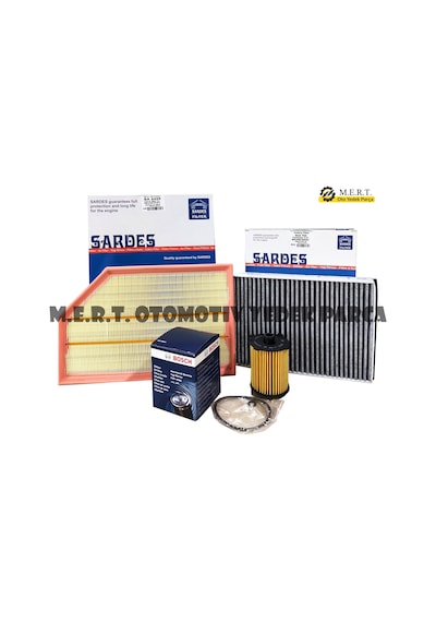Volvo S60 1.5 T3 Benzinli Filtre Bakım Seti 2015-2018