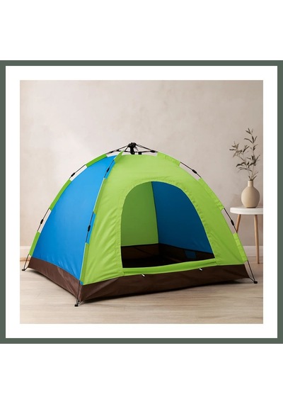 Bezos 6 Kişilik Otomatik Kamp Çadırı - Toz Geçirmez 220x250x165 Cm Bzstk