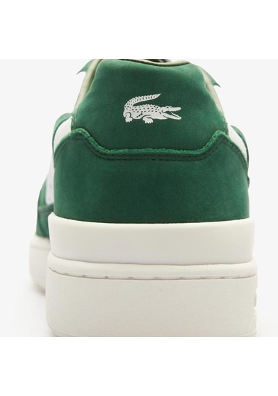 Lacoste T-clip Leather Mens Sneaker Hakiki Deri Günlük Spor Ayakkabı Beyaz Yeşil Beyaz