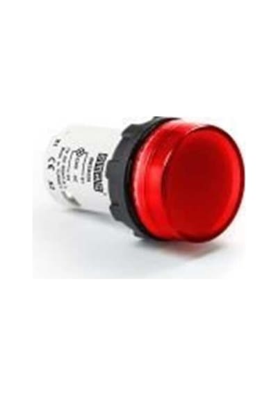 Emas MBSD220K MB Serisi Plastik LED'li 230V AC Kırmızı 22 mm Sinyal