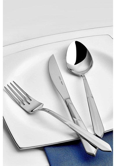 Karaca  Elegance New Diamond Platin 12 Kişilik 84 Parça Çatal Kaşık Bıçak Takımı