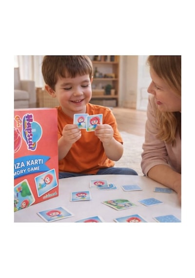 Adel Trt Çocuk Hapşuu Hafıza Kartı Memory Game 48 Kart