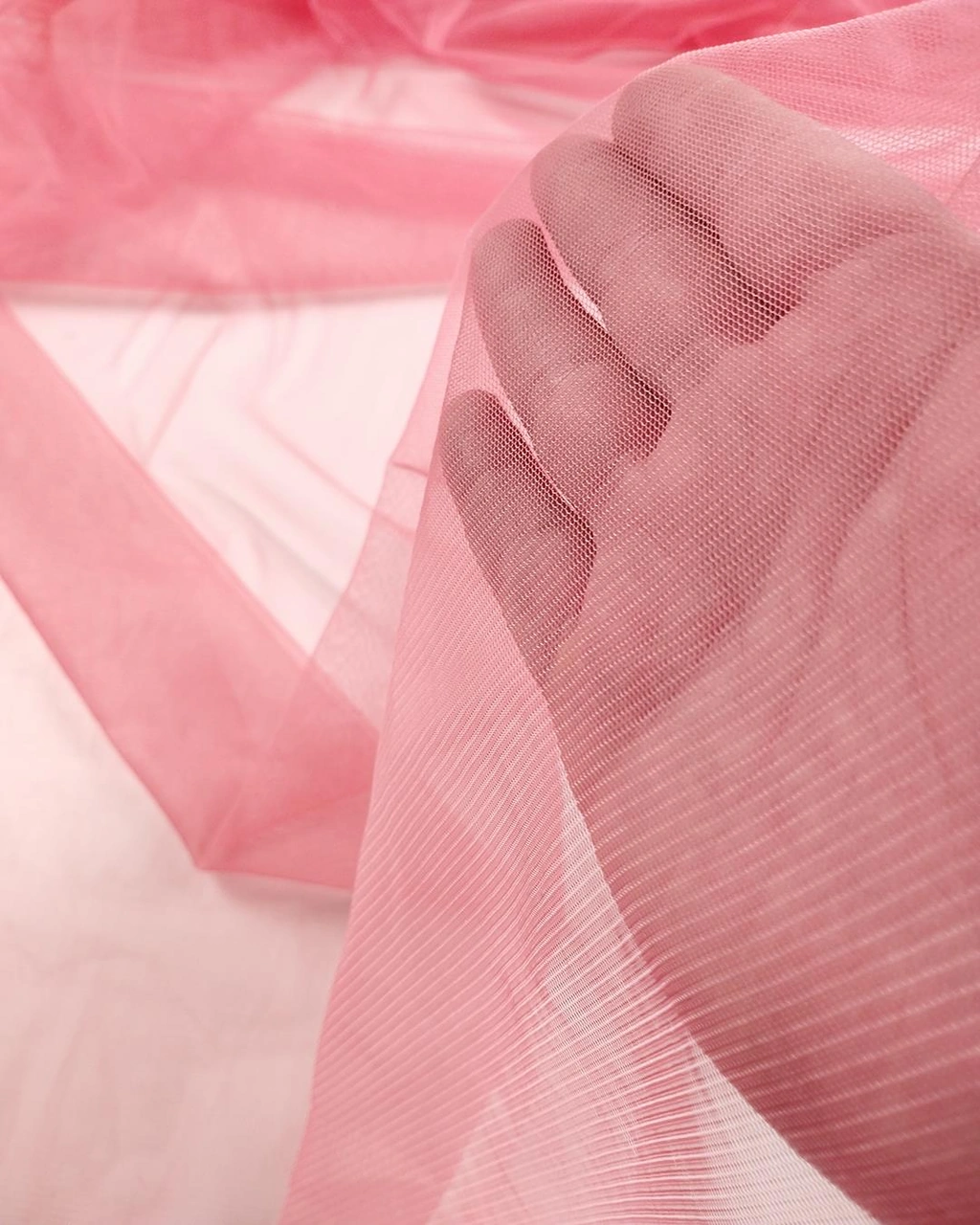 Esnek Tül Pembe Renkteen: 150 Cm-2349 Renkli