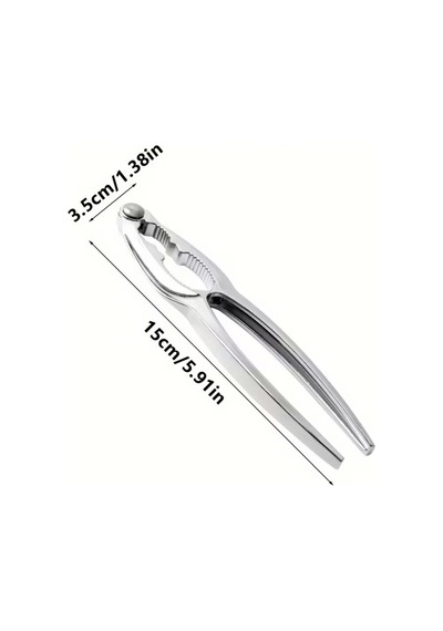 Paslanmaz Çelik Metal Ceviz Kıracağı Ergonomik Saplı Dayanıklı Fındık Ve Badem Kırma Aparatı 15 Cm