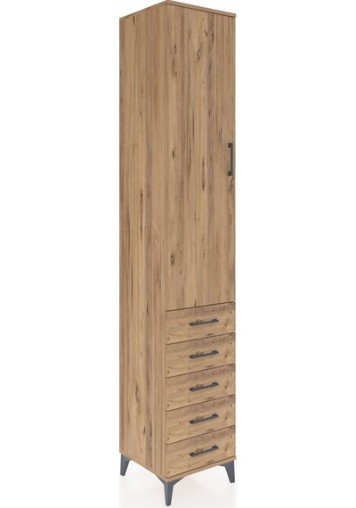 Hyperion Dolap 2 Raflı 5 Çekmeceli Tek Askılı 44x44x243 Çam-çam Çam Hyperion Dolap 2 Raflı 5 Çekmeceli Tek Askılı 44x44x243 Çam-çam Çam