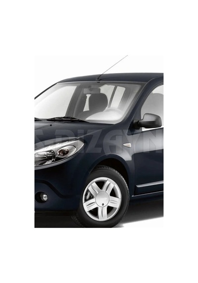Dacia Sandero 2008-2012 Modeller Arası Krom Cam Çıtası 4 Parça Paslanmaz Çelik