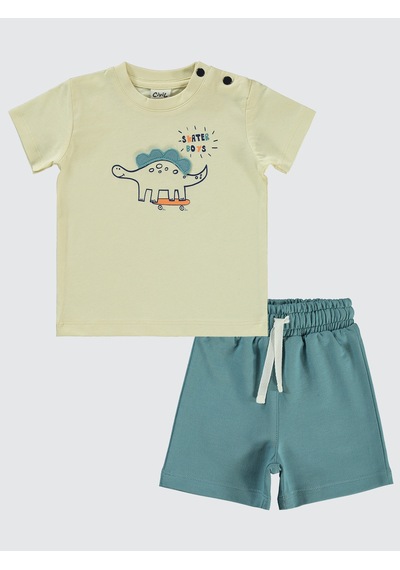 Civil Baby Erkek Bebek Takım 3'lü Set 6-18 Ay Lacivert Lacivert