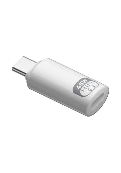 Usb-c To Lightning 8pin Adaptör, Kulaklık Uyumlu 45w Hızlı Şarj, Ses + Şarj Destekli, Usb 2.0 Veri Transferi Otgto