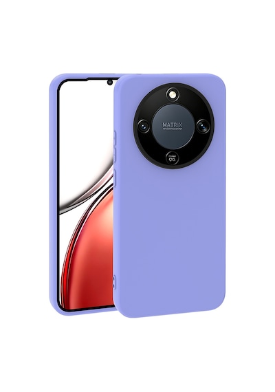 Kilifone - Honor Magic 8 Lite 5g Uyumlu Kılıf Esnek Koruyucu Mara Lansman Kapak - Lila - T40933