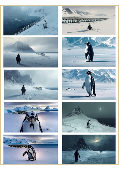 Nihilist Penguen Temalı 3 Lü Sticker Seti Felsefi & Minimal İllüstrasyonlar 12 17 Cm Diğer