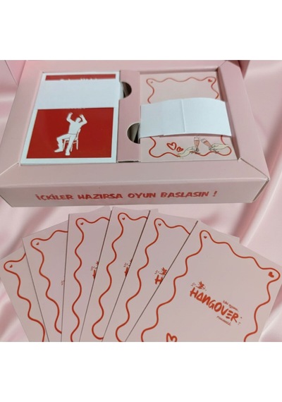 Hangover Romantik Büyük Kutulu İçki Oyunu 18+ Çiftlere Özel Eğlenceli Yetişkin Kart Oyunu