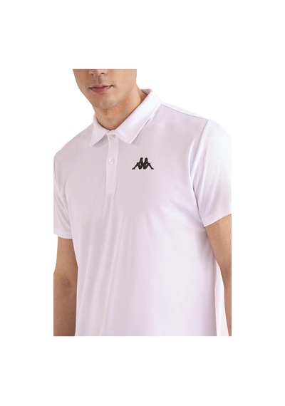 Kappa Erkek Polo Yaka Tişört Kombat Poly Polo Tk 331D53W-Beyaz