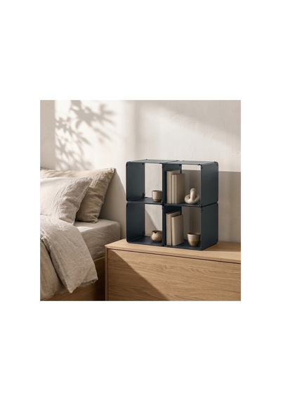 Node 4'lü Modüler Metal Tezgah Üstü Mutfak Rafı Ve Konsol Düzenleyici Stand 33x33 Cm Gri - 943953504 Gri