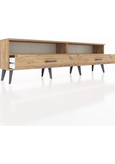 Arges Tv Ünitesi 2 Raflı 2 Çekmeceli 176x30x51 Çam-çam/çam Atlas Çam/atlas Çam Arges Tv Ünitesi 2 Raflı 2 Çekmeceli 176x30x51 Çam-çam/çam Atlas Çam/atlas Çam
