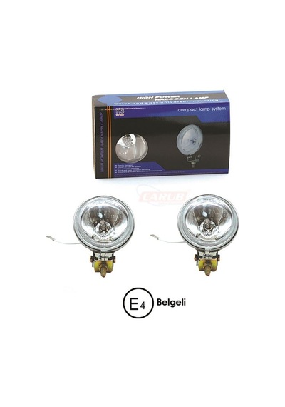 Carub 3016001 Sis Lambası Oben Yuvarlak Nikel 12v Beyaz 9 Cm