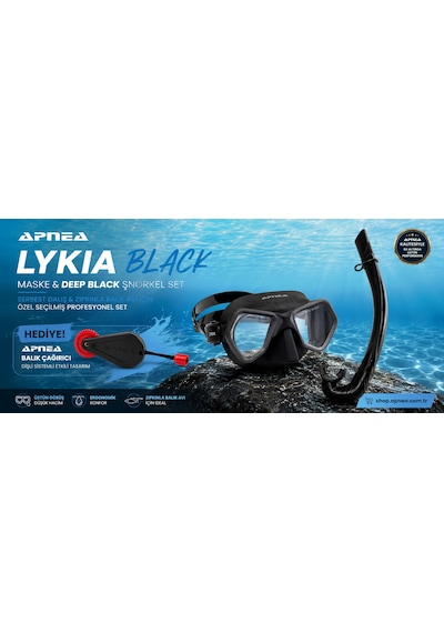 Apnea Lykıa Vısıon Pack Balık Çağırıcı Siyah