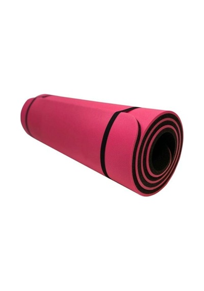 Yoga Pilates Kamp Mat Minderi / 180X60X1Cm / Pembe - Siyah