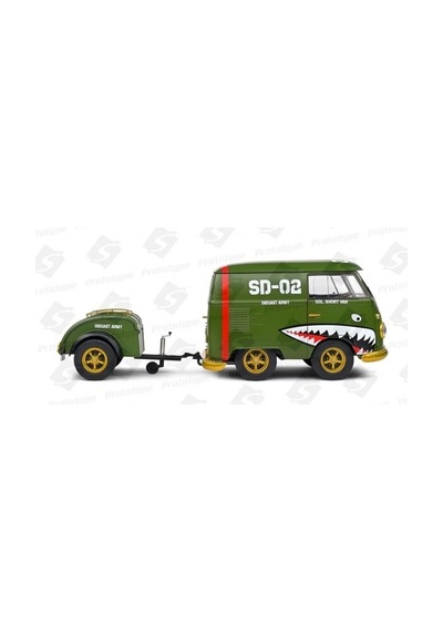 Solido Volkswagen Kool Kombi 1950 Army Fighter