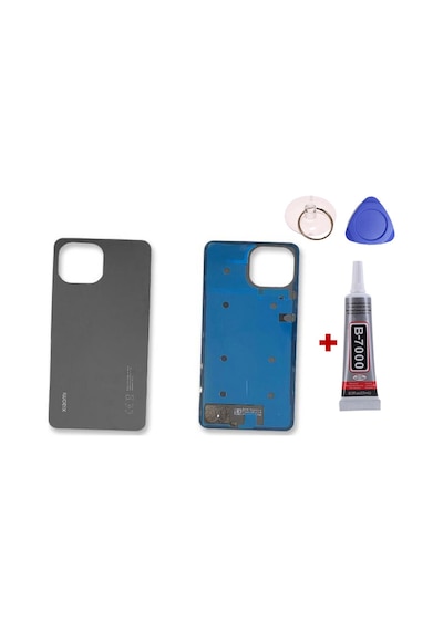 Xiaomi Mi 11 Lite Siyah Arka Kapak Batarya Kapağı Pil Kapağı Yapışkan Ve Sökme Aparatıyla Beraber Full Set Siyah