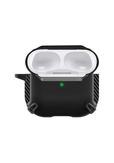 Apple AirPods Uyumlu 3. Nesil Kılıf Zore Airbag 26 Silikon Siyah