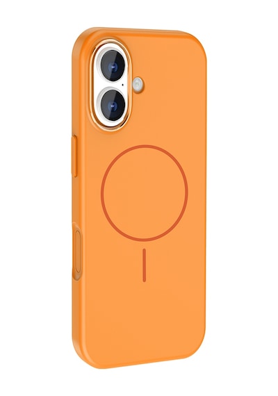 Apple Uyumlu iPhone 17 Kılıf M-safe Şarj Özellikli Metal Kamera Çerçeveli Zore Edi Silikon Kapak - Mor Mor