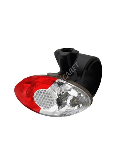 Hsgl Bisiklet Scooter Spor Ve Kask Icin Mavi Kırmızı Çakarlı Işık Mavi - Beyaz