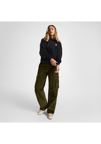 Converse Classic Kadın Oversized Fit Siyah Hoodie