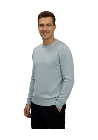 Raymons Erkek Spor Sıfır Yaka Regular Fit Kazak Bgl-st04953 Mint-yeşili