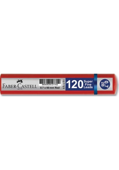 Faber Grip Min 07Mm 120'li Tüp Kırmızı 127721