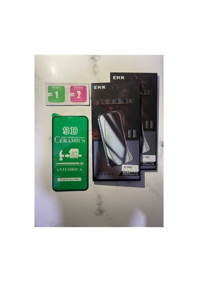 3 Adet Apple Uyumlu iPhone Xs Uyumlu 9d Ceramics Ekran Koruyucu