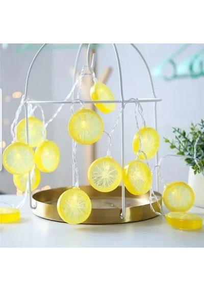 Mey İthalat 2m 10 Led Pilli Limon Işık