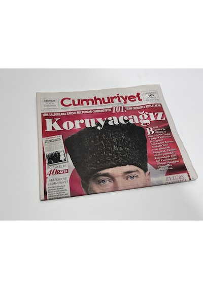 29 Ekim 2024 Cumhuriyet Gazetesi