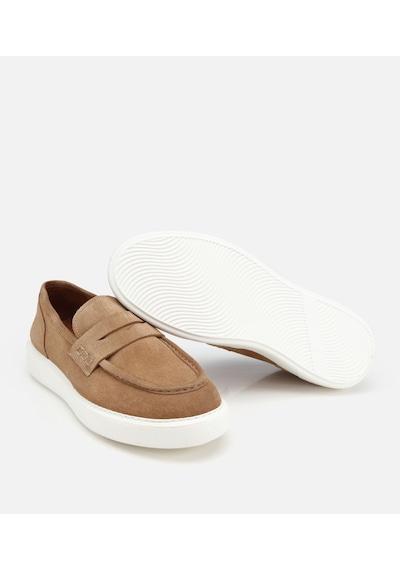 Hotiç Erkek Süet Deri Taba Kalın Tabanlı Günlük Loafer 02ayh319410a340 02ayh319410a340