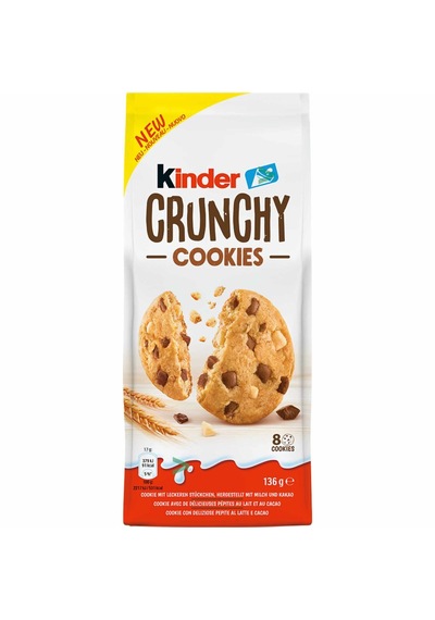 Kinder Crunchy Cookies 8 x 17 G